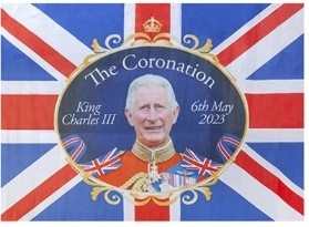 Platinum Jubilee Commemorative Fabric Flag 